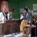 Emperor as "the visitor" in Steve Martin's Picasso at the Lapin Agile